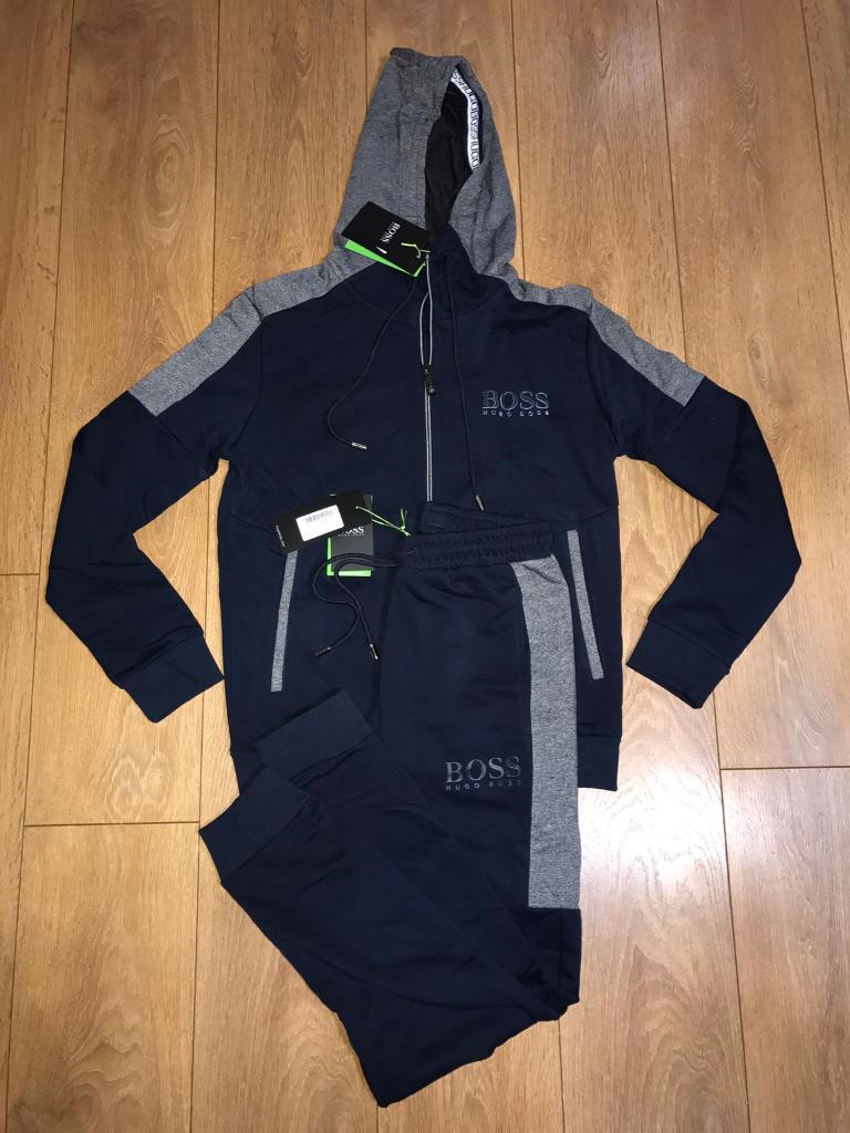 hugo boss tracksuit slim fit